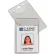C-Line Products Heavy Duty Badge Holders, Vinyl, Vertical, 2 3/8 x 3 3/8, 100/BX