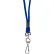 C-Line Products Standard Lanyard, Swivel Hook, Blue - 24/Set