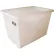 Conteneur en plastique Dandux conforme aux normes de la FDA, parois lisses, 6 boisseaux, 32" de long x 22" de large x 21-1/4" de haut, capacité de 500 lb.