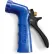 Buse de pulvérisation Sani-Lav® à faible débit, petite taille, avec raccord d'entrée GHT de 3/4" et embout fileté GHT, bleue