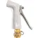 Sani-Lav® N2SW17 Petite buse de pulvérisation industrielle renforcée avec adaptateur de tuyau pivotant - Blanc