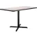 Table de salle de pause Interion®, 48" de long x 30" de large x 29" de haut, grise