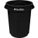 Global Industrial™ Plastic Round Trash Can, 32 Gallon, Black