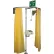 Rideau d'intimité pour douche de sécurité Hughes®, à fixation murale, en nylon, jaune