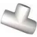Tee Fitting, 1/2"Dia., Furniture Grade Pvc, White - Pkg Qty 25