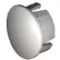 Embouts à capuchon interne, diamètre 1", PVC de qualité mobilier, blanc - Lot de 25