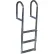 Échelle de quai Dock Edge à 3 marches fixes larges, en aluminium soudé - 2043-F