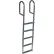 Échelle de quai Dock Edge à 5 marches fixes larges, en aluminium soudé - 2045-F