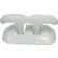 Taquet d'amarrage Dock Edge 8" Flip Up™, blanc Almag 35 - 2608W-F