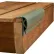 Profilé « P » incliné et renforcé Dock Edge, 24 pieds (longueurs de 3 x 8 pieds), gris - DE1212F