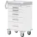 Detecto® Rescue Series General Purpose Medical Cart, White Frame with 5 White Drawers