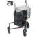 Déambulateur de luxe à 3 roues en aluminium Drive Medical 10289RD avec roulettes de 19 cm (7,5 po), rouge flamme