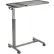 Table d'appoint avec deux plateaux inclinables, hauteur : 30" à 46", piètement chromé