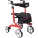 Déambulateur « Rollator » Drive Medical RTL10266-T Nitro, style européen, modèle haut, rouge