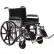 24" Sentra Extra Heavy Duty Wheelchair, Detachable Desk Arm, Elevating Legrests