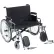 Fauteuil roulant Sentra EC « Heavy Duty » extra-large de 26 pouces, accoudoirs amovibles, repose-jambes relevables