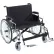Fauteuil roulant Sentra EC « Heavy Duty » extra-large de 30", accoudoirs amovibles, repose-pieds rabattables