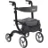 Déambulateur Rollator « Nitro Euro Style » de Drive Medical, modèle RTL10266BK, noir