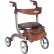 Déambulateur à roulettes Drive Medical Nitro DLX Euro Style RTL10266CH-HS, Champagne