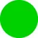 Étiquettes rondes en papier, diamètre 3", vert standard, rouleau de 500
