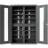 Armoire pour borne de recharge fixe Global Industrial™, 16, 48-1/16" de largeur x 23-7/8" de profondeur x 72" de hauteur, grise