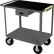 Chariot à instruments Durham Mfg.® avec 2 tablettes et roulettes pneumatiques, capacité de 1 200 lb, 36" de longueur x 24" de largeur x 37-5/8" de hauteur