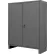 Armoire combinée Global Industrial™ HD avec 5 étagères, calibre 12, 48" de largeur x 24" de profondeur x 78" de hauteur, grise