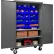 Armoire mobile Durham Mfg.® avec 2 étagères réglables, 18 bacs bleus, calibre 16, 48" de largeur x 24" de profondeur x 81" de hauteur