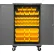 Armoire mobile Durham Mfg.®, 42 bacs jaunes, calibre 16, 48" de largeur x 24" de profondeur x 81" de hauteur