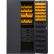 Armoire de rangement robuste Durham 3501584RDR - Portes affleurantes - 4 tiroirs, 58 bacs jaunes, 36 x 24 x 72