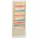 Porte-dossiers médicaux à 11 poches et porte-brochures spécialisées - Beige clair