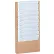 10 Pocket Medical Chart & Special Purpose Literature Rack - Tan