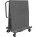 chariot à châssis en A Durham Mfg.® chariot panneau perforé, 42-1/2" de largeur x 24" de profondeur x 52" de hauteur, gris