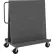 chariot à châssis en A Durham Mfg.® chariot panneau perforé, 54-1/2" de largeur x 30" de profondeur x 57" de hauteur, gris
