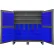 Armoire de rangement pour bacs Extra HD de Durham Mfg.®, 192 bacs bleus, entièrement soudée, 72-3/16" de largeur x 24-1/8" de profondeur x 78" de hauteur