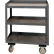 Bureau mobile Durham Mfg.®, 3 étagères, 30" de largeur x 24" de profondeur x 36" de hauteur, gris