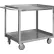 Durham Mfg.® Stock Cart w/ 2 Shelves, Stainless Steel, 1200 lb. Cap., 54"L x 24-1/8"W x 35"H