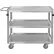 Durham Mfg.® Stock Cart w/ 3 Shelves, Stainless Steel, 600 lb. Cap.,42-7/16"L x 22-1/2"W x 34"H