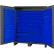 Armoire de rangement Durham Mfg.® 264 avec bacs bleus à accrocher, 72" de largeur x 24" de profondeur x 84" de hauteur