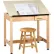 Table à dessin 36"L x 24"W x 30"H - Plateau monobloc - Petit tiroir