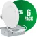 DEL encastrable Qplus™ Slim Panel, 10 W, 750 lumens, 4 000 K, 4" de diamètre, blanc, lot de 6