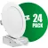 DEL encastrable Qplus™ Slim Panel, 13 W, 1 050 lumens, 4 000 K, 6" de diamètre, blanc, lot de 24