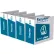 Classeur Davis Group Easyview® Premium View, capacité de 750 feuilles, anneaux en D de 4", blanc, lot de 4