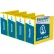 Classeur Davis Group Easyview® Premium View, capacité de 1 000 feuilles, anneaux en D de 5", jaune, lot de 4
