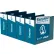 Davis Group Easyview® Premium View Binder, Holds 1000 Sheets, 5" D-Ring, Navy Blue, Pack of 4