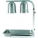 Lampe chauffante Winco EHL-2 avec deux ampoules, 250 W, aluminium, 120 V, 60 Hz