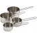 Lot de 4 verres doseurs Winco MCP-4P, en acier inoxydable avec poignée en fil métallique - Quantité par lot : 12