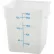 Boîte de rangement carrée WinCo®, 11-39/64" de longueur x 10-7/64" de largeur x 12-13/32" de hauteur, blanche - Lot de 12