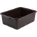 Caisse à vaisselle Winco PL-7B, brun, 20-1/2" de profondeur x 17-1/8" de largeur x 7" de hauteur, NSF - Lot de 6