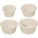 Winco RFM-1K Fluted Ramekins, 1.5 oz, Melamine, Black, 12 Per Pack